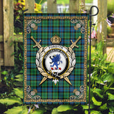 Forsyth Ancient Tartan Crest Garden Flag - Celtic Thistle Style